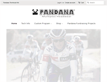 Tablet Screenshot of pandanausa.com